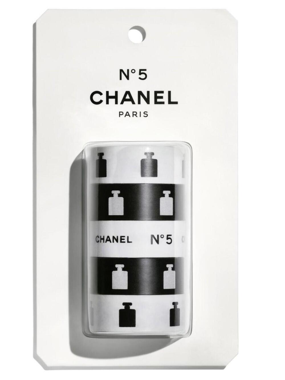 Chanel No 5 factory decorative tapes. 5 Rolls of Unmistakable CHANEL No 5 Bottle